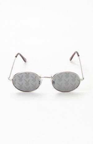 playboy sunglasses pacsun|PacSun Playboy Men's Metal Oval Sunglasses .